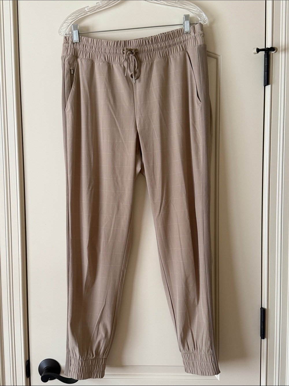 ATHLETA Brooklyn Drawstring Jogger Pants — Beige